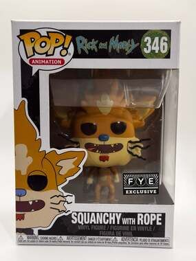 Funko Pop! #346 Rick and Morty Squanchy with Rope FYE Exclusive